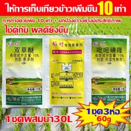 🌾50ปีไม่มีวัชพืชขึ้นหลังใช้ 1 ครั้ง 🌾ยาฆ่าหญ้าในนาข้าว 60g กำจัดวัชพืช ไม่ทำลายต้นกล้า ยาคุม ยาคุมหญ