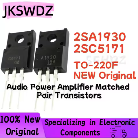 Original 10PCS/5Pairs 100% Brand New Quality 2SA1930 2SC5171 A1930 C5171 TO-220F Audio Power Amplifi
