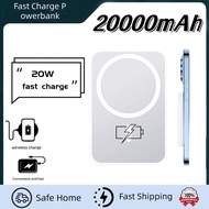 Wireless powerbank original 200000mah power bank magnetic fast charging power supply for iphone
