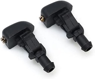 Rynplex 2pcs Car Front Windshield Washer Nozzle Front Windshield Wiper Spray Nozzles OEM No 3W7Z1760