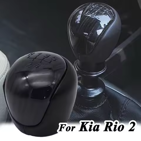 5 Speed Gear Shift Knob For Kia Rio 2 Rio JB 2005 2006 2007 2008 2009 2010 2011 Car-styling Manual S