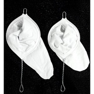 Traditional Coffee Tea Making Tool Soy Bean Coconut Milk Filtrator (100% Cotton) Tahan Lama 高棉质咖啡漏茶漏