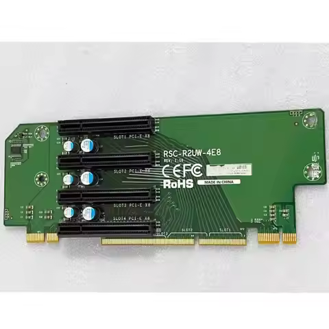 FOR Supermicro RSC-R2UW-4E8 2U LHS WIO & PCI-Express x8 Riser Card