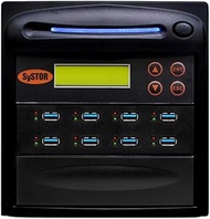 Systor 1 to 7 USB 3.0/3.1 Duplicator - 6GB/Min - Standalone Multiple Flash Drive Copier/Eraser, Spee