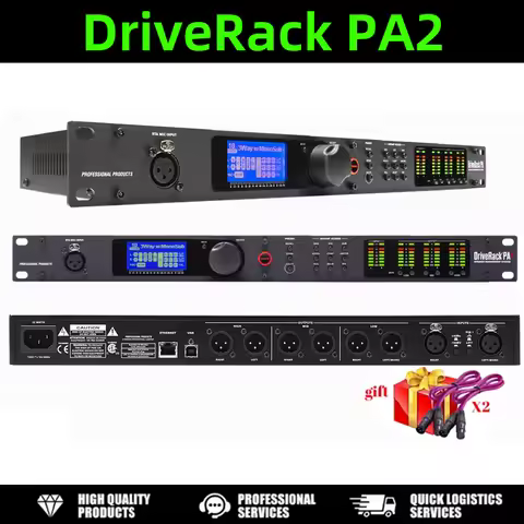 DriveRack PA2 2 Input 6 Output Digital Audio Processor Original Software Professional Audio Equipmen
