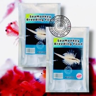 [200 g] Serbuk makanan biak SeaMonkey kutu air Moina  Daphnia/Daphnia/Moina Microcoppa