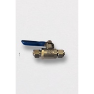 1/4" Cuzco High Pressure Compatible Compression Copper Ball Valve ，Fitting & Connector ,Elken Coway 