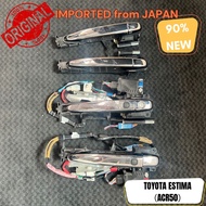 🇯🇵🇯🇵ORIGINAL TOYOTA ESTIMA DOOR HANDLE CHROME 1SET USED JAPAN（ACR50）