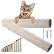 7ou0 Cat Scratching Post Cat Tree Sisal Climbing Frame DIY Replacement Post Accessories Kitten Toy Pet Furniture Cat Climbing FrameScratchers Pads &amp; Posts