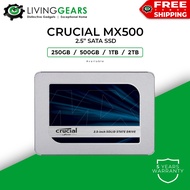 Crucial MX500 ( 250GB / 500GB / 1TB / 2TB / 4TB ) SATA SSD SSD 560 MB/s Read 510 MB/s Write