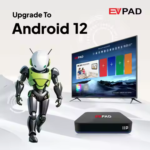 [Genuine]2025 New EVPAD 11P H618 Android 12 8K WIFI6/7 VOICE RC 1000M ethernet hot sell in USA UK Ko