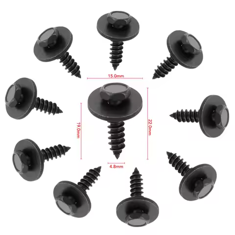 Universal Car 4.8x19mm Hex Head Screws Car Accessories for BMW Mini Cooper Countryman Clubman R55 R5