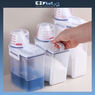 Airtight Multipurpose Laundry Detergent Dispenser Powder Softener Bleach Detergent Storage Box Container Bottle