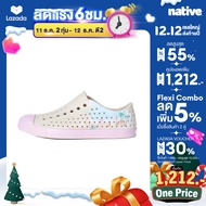 Native รองเท้ากันน้ำผู้ใหญ่ EVA รุ่น Jefferson Wanderfoam Block Bone White/ Barely Pink
