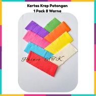 Crepe Paper Crepe/ Colorful Small Cut Crepe/
