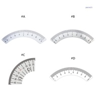 Upgraded  Steel Protractor Angles Ruler Gauges 45 Degree ArcShape Gauges