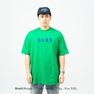 HIJAU UNKL347 Green T-Shirt Combed Material ENOL Motif Cotton T Shirt