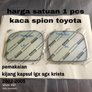 kaca spion mobil toyota kijang kapsul lgx sgx krista baru 2002 2005 original