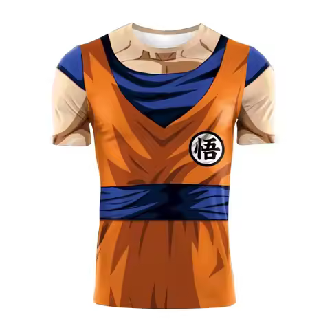 Unisex Dragon Ball Super Short Sleeve Tshirt Super Saiyan Blue Goku Lightning Aura 3D Print Anime Fa