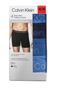 順豐包郵 Calvin Klein CK 男士四角內褲平口底褲Boxer（4件裝）