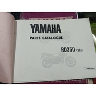 RD350(38J)  Motorcycle⭐ Parts catalog, Reprint