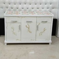 Meja Kompor / Kitchen Set Bawah 3 Pintu Motif Marmer