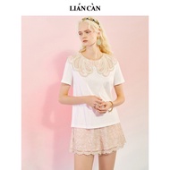 Lotus Can 2023 Spring Summer New Shopping Mall Same Style Bohemian Collar Embroidered Metal Zipper K