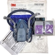 3M 7502 Respirator + 3M 7093 Particulate Filter P100