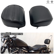 Passenger Backrest Pad Fit For Harley Sportster 883 Iron 1200 Custom SuperLow Nightster Roadster For