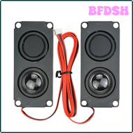 BFDSH 2Pcs Audio Speaker Stereo Woofer Portable Speakers 10045 LED TV Speaker 8Ohm 5W Square Audio Speaker 580MM Cable Length ERJAR