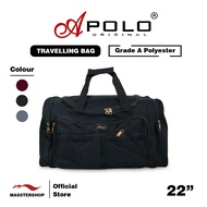 APOLO (22 INCH) Travelling Bag / Travelling Duffel Bag / Beg Travel (Polyester) 36710TV