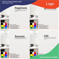 Wall Stickers, Motivational Glass Stickers, Cafe, Office, Room, Quotes, Happiness, Home, Cutting, Wa