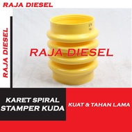 RUBBER SPIRAL BELLOW STAMPER HORSE BELLOW RUBBER STAMPER HORSE