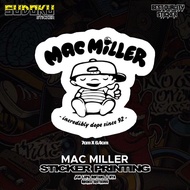 Mac MILLER BAND PRINTING STICKER|Band STICKER|Helmet STICKER|Glass STICKER
