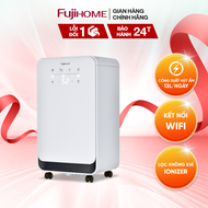 Máy hút ẩm 20L/ngày Fujihome DH20W Kết nối wifi thông minh - Công suất 20 lít/ngày - phù hợp phòng 2