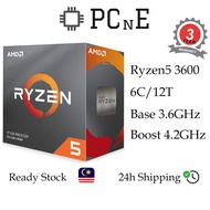 AMD RYZEN 5 2600 / 3600 / 3700X Tray Processor === CPU Only ===