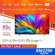 PRISM+ Q55 Ultra 4K QLED Google TV 55 inch Quantum Colors