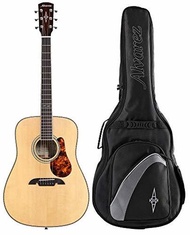 Alvarez Masterworks MD60BG All Solid Bluegrass Dreadnought Acoustic Guitar w/Bag