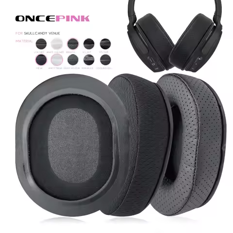 Oncepink Replacement Earpads for Skullcandy Venue Headphone Ear Cushion Earcups Headband Earmuffs