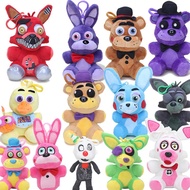14-25cm Five Nights Freddy's 4 FNAF Chica Bonnie Freddy Foxy pendant keychain Toy Doll