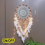 Seville Big Dream Catcher Hanging/hiasan cahaya hiasan Nordic Home Girls bilik/Nursery/hiasan kanak-