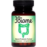 3Biome - Natural Probiotic Formula 30 Vegetable Capsules 38mm