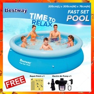 BESTWAY 57266 -Fast Setup indoor/outdoor Large Family Inflatable Swimming Pool (10 feet x 30 inch) 3