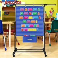 BALLYKA Classroom Pocket Chart, Educational Durable Standards Pocket Chart, Large Class Schedule Cha