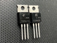2ชิ้น TIP41C TIP42C TO-220 TIP41 TIP42 NPN PNP power transistors