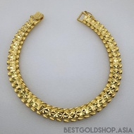 22k / 916 Gold R design men bracelet