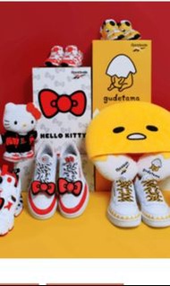 💜💛大割引💛💜Reebok × Hello Kitty/梳乎厘公仔枕