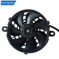 【FY】  5inch 12V Motorcycle Cooling Fan Oil Cooler Engine Electric Radiator For Honda Motocross Acces