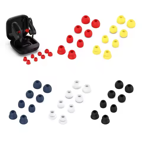 Replacement Silicone Eartips Earbuds Eargels for Beats by dr dre Powerbeats 3 Wireless Stereo Earpho
