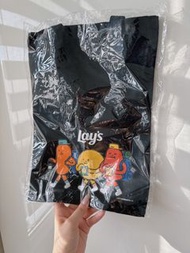 黏黏怪物研究所 樂事 帆布袋 黑色 SML LAY’s